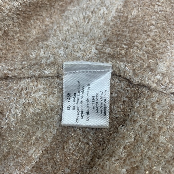 Barefoot Dreams Small Medium Cardigan Calypso Stripes Bamboo Chic Lite - Picture 8 of 11